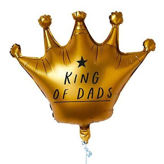 King Of Dads Crown Balloon - 24"