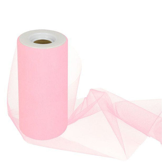 Pink Tulle Roll - 15cm x 25m