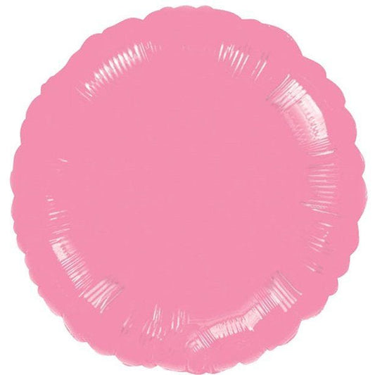 Metallic Pink Round Balloon - 18'' Foil