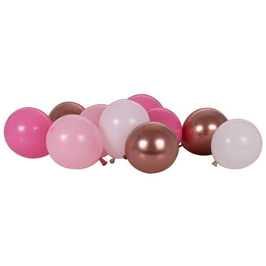 Blush & Rose Gold Mix Latex Balloons - 5" (40pk)
