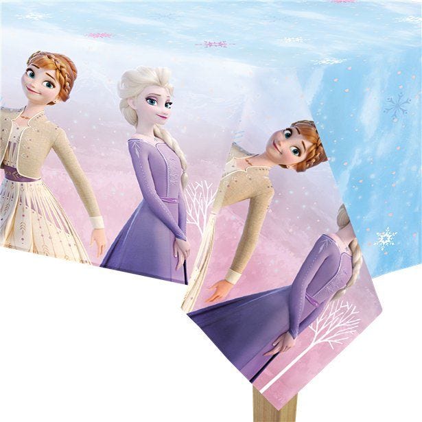Disney Frozen 2 Wind Spirit Plastic Tablecover - 1.8m X 1.2m