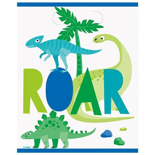 Dino-Roar Plastic Treat Bags (8pk)