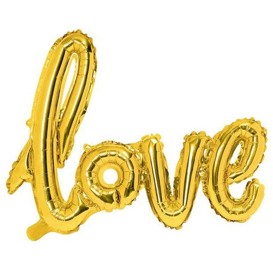 Gold Love Balloon - 28" Foil