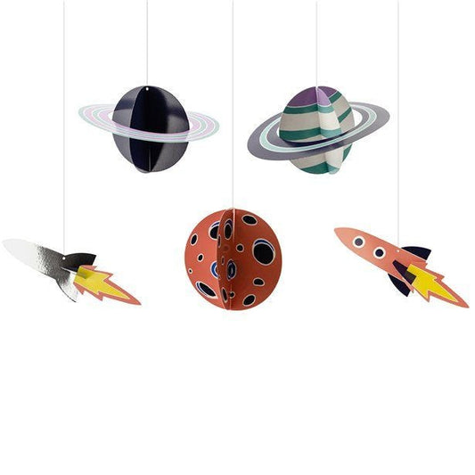 Space Hanging Decorations (5pk)