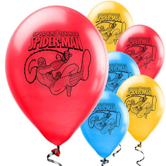 Spiderman Balloons - 11'' Latex (25pk)