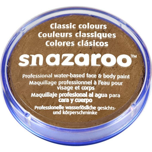 Snazaroo Beige Brown Face Paint - 18ml