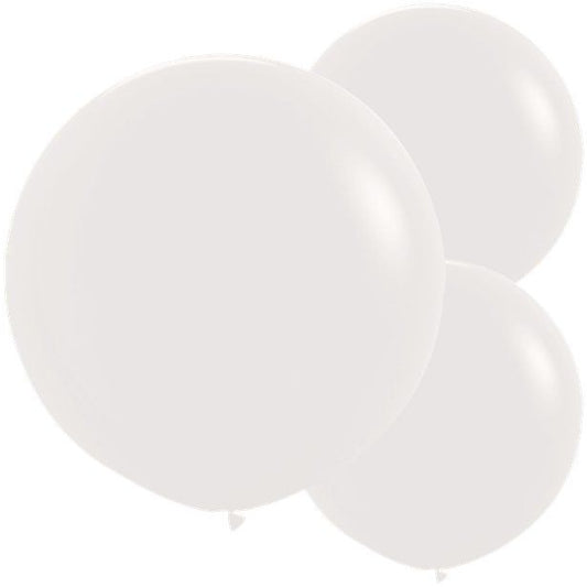 Crystal Clear Balloons - 24" Latex (3pk)