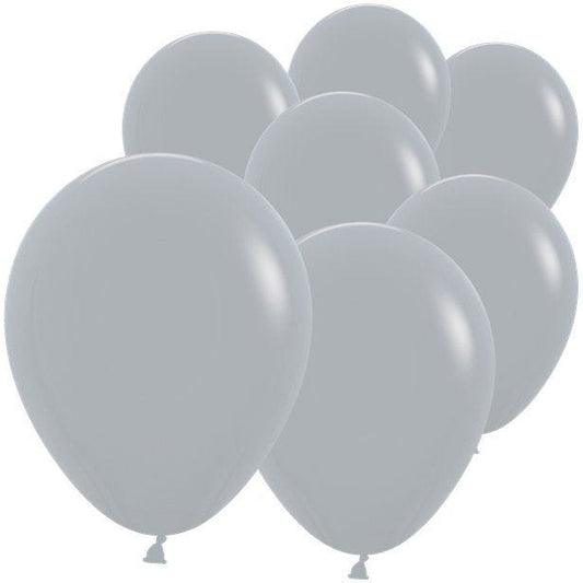 Fashion Grey Sempertex Latex Balloons - 5" (100pk)