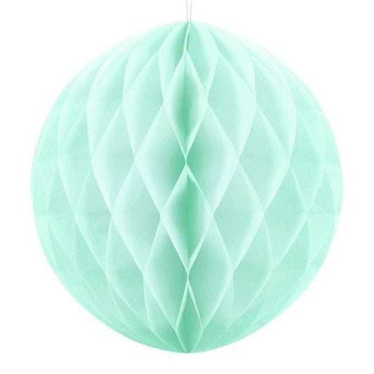 Mint Green Honeycomb Ball Decoration - 20cm