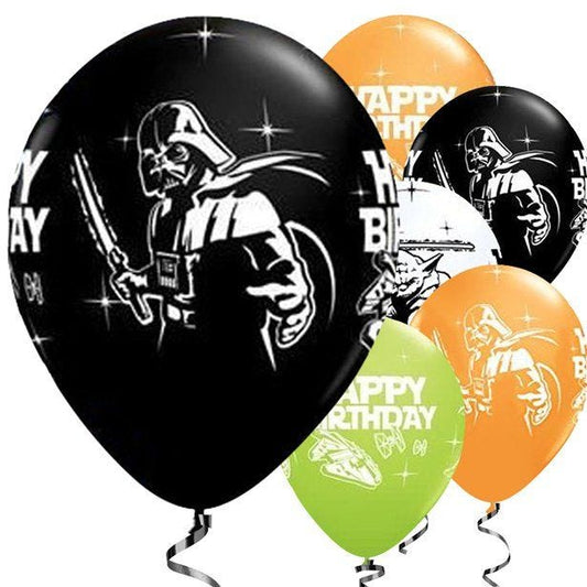Star Wars Happy Birthday Balloons - 11'' Latex - 25 pack (25pk)