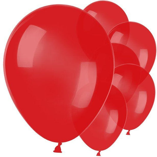 Red Metallic Latex Balloons - 11" (10pk)