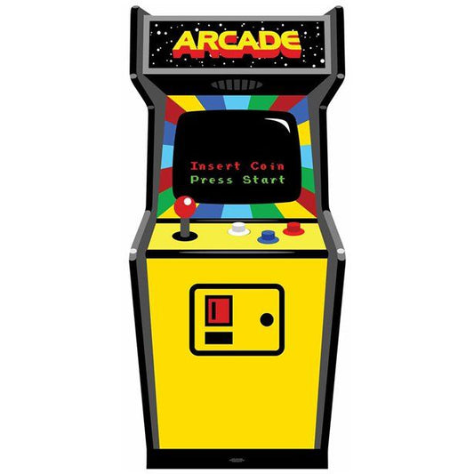 80's Video Arcade Game Cardboard Cutout - 184cm x 86cm
