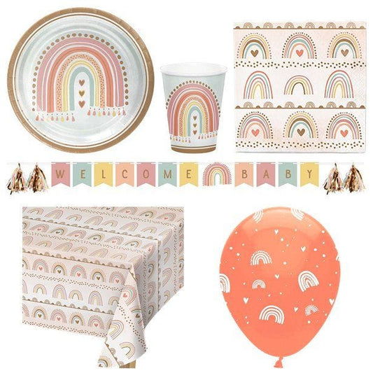 Boho Rainbow - Deluxe Party Pack for 8