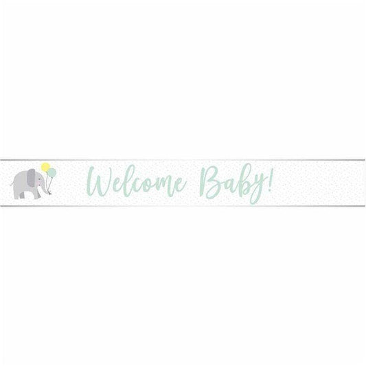 Welcome Baby Foil Banner