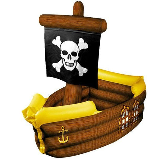 Inflatable Pirate Ship Drinks Cooler - 1.04m