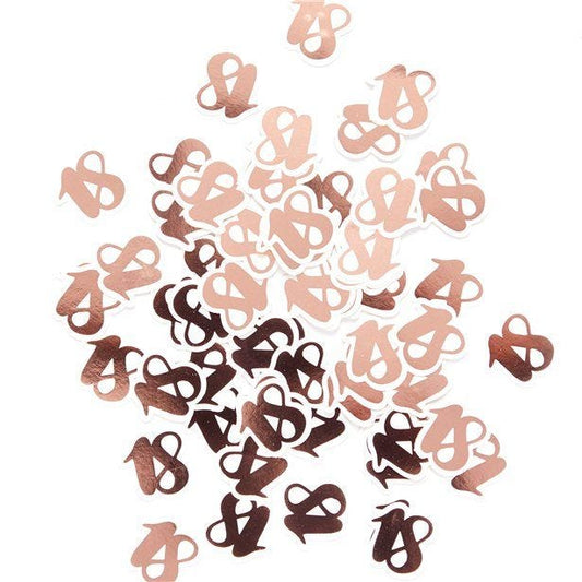Rose Gold 18th Confetti (19g pack)