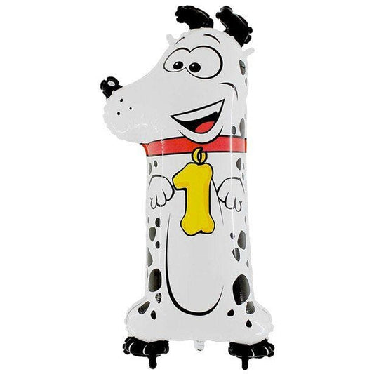 Dog Number 1 Balloon - 40'' Animaloon Foil