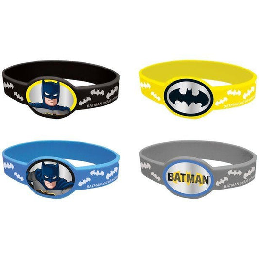 Batman Stretchy Bracelets (4pk)