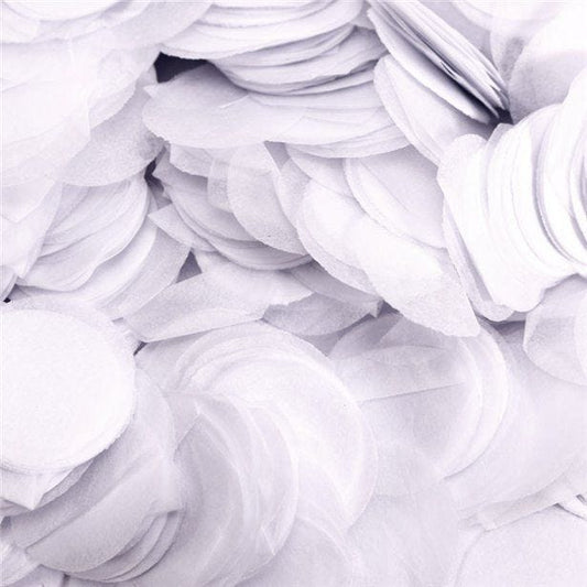 White Paper Confetti (100g bag)