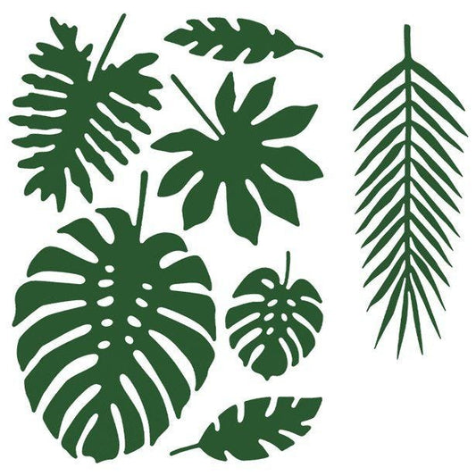 Tropical Leaf Decorations - Assorted Sizes (21pk)