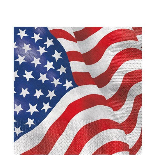USA Flag Luncheon Napkins (16pk)