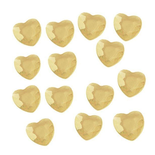 Gold Hearts Table Diamantes (28g pack)
