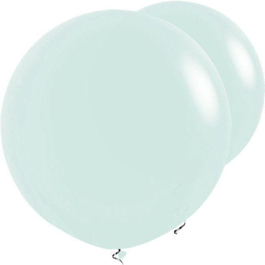 Pastel Matte Green Balloons - 36" Latex (2pk)
