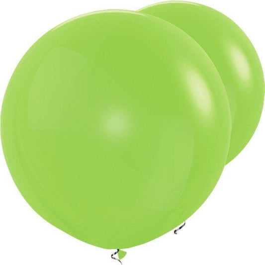 Lime Green Giant Balloons - 36" Latex (2pk)