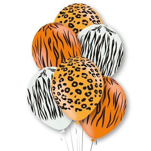 Animal Party Latex Balloons - 11" (6pk)