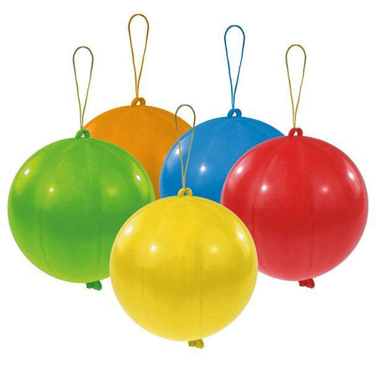 Punch Ball Assorted Latex Balloons (5pk)