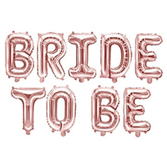 Rose Gold Bride To Be Balloon Bunting - 16" Foil