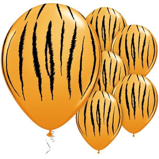 Tiger Stripes Assorted Balloons - 11" Latex (25pk)