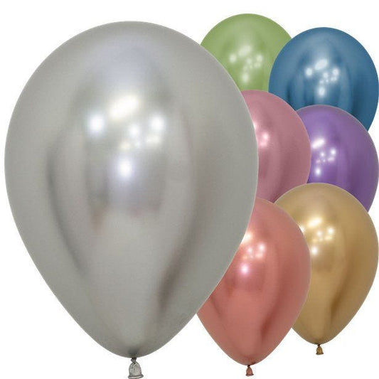 Assorted Reflex Balloons - 12" Latex (50pk)