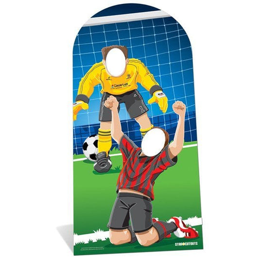 World Football Stand-In Cardboard Photo Prop - 192cm x 94cm