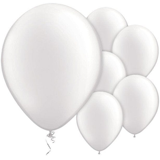 White Pearl Balloons - 11'' Latex (100pk)