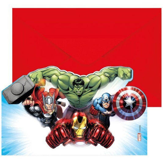 Avengers Infinity Stones Invitations (6pk)