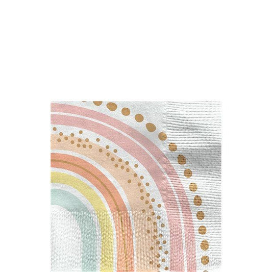 Boho Rainbow Paper Napkins - 25cm (16pk)