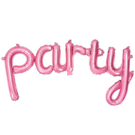 Pink Party Phrase Foil Balloon - 32"