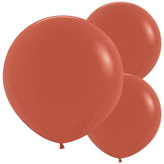 Terracotta Balloons - 24" Latex (3pk)