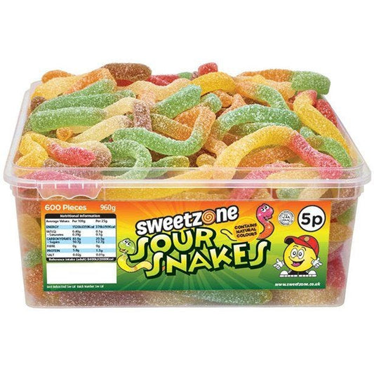 Sweetzone Halal Sour Snakes - 960g