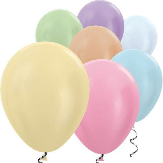 Assorted Satin Mini Balloons - 5" Latex Balloons (100pk)