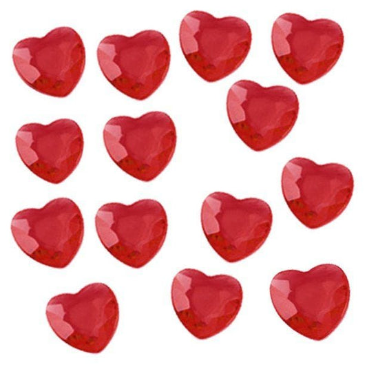 Red Hearts Table Diamantes (28g pack)