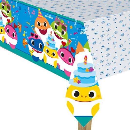 Baby Shark Paper Table Cover - 1.8m x 1.2m