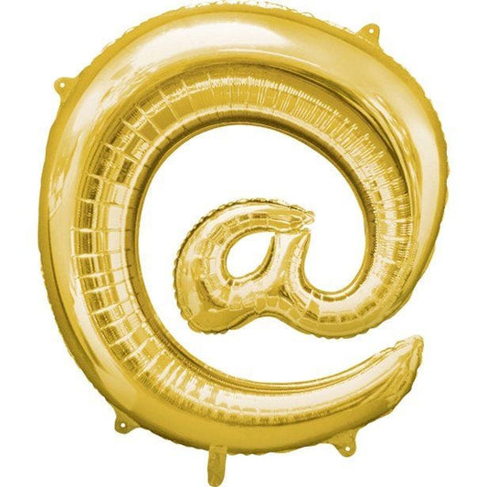 Gold Letter @ Balloon - 16" Foil