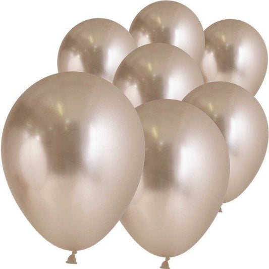 Reflex Champagne Latex Balloons - 5" (50pk)
