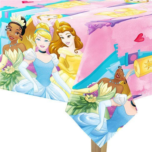 Disney Princess Live Your Story Plastic Tablecover - 1.8m x 1.2m