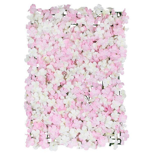 Pink & White Flower Wall Backdrop Tile - 60cm x 40cm