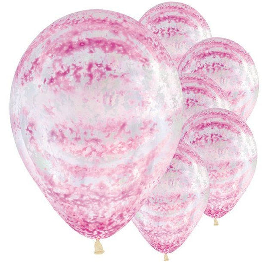 Graffiti Rose Pink Balloons - 12" Latex (25pk)