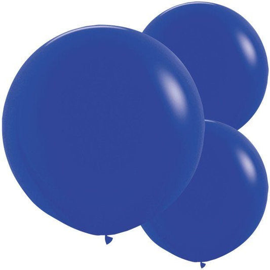Royal Blue Balloons - 24" Latex (3pk)