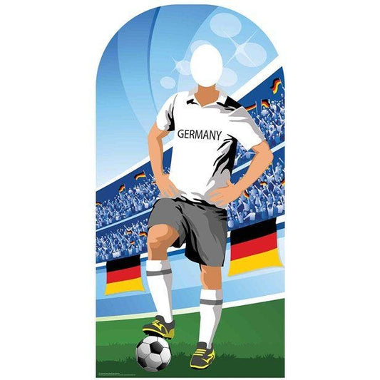 Germany Football Stand-In Cardboard Photo Prop - 190cm x 96cm